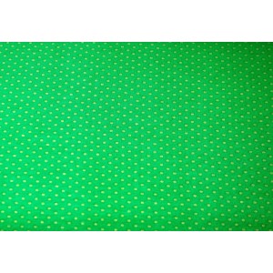 10cm Jerseydots Gelbgrün auf Grün  (Grundpreis €16,00/m)